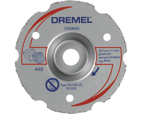 DREMEL Multifunctionele carbide-verzinksnijschijf DSM600