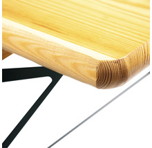 VEBA Biertafel hout groen-bruin 220x50 cm