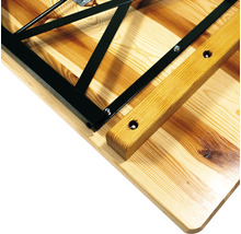 VEBA Biertafel hout groen-bruin 220x50 cm