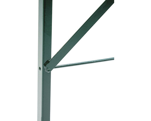 Detailopname van een tafel met metalen poten