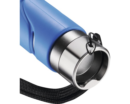 Detailweergave van een heteluchtpistool met ophangoog