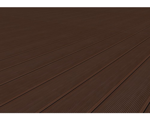 Detail van bruine terrasplanken