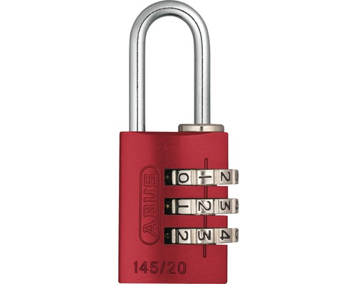 Rood ABUS cijferslot 145/20