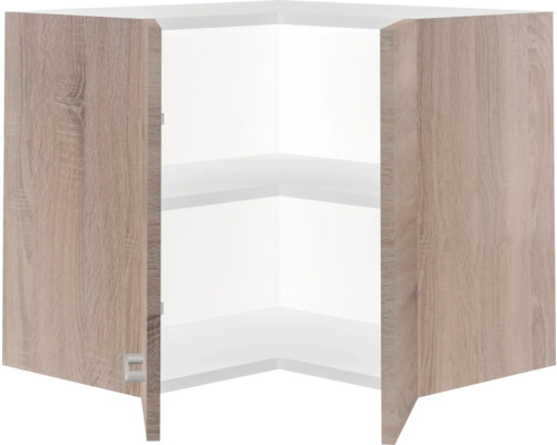 Hoekkast met planken