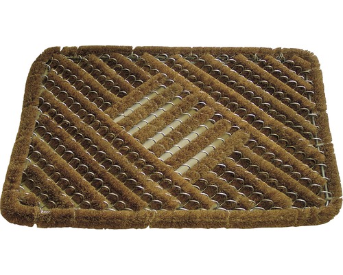 Kokosvezel deurmat met metalen frame