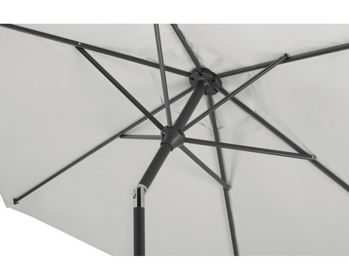 Detailopname van het frame van een parasol