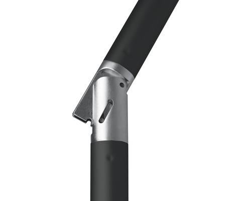 Detailaanzicht van een parasolgewricht met kantelmechanisme