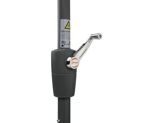 Krukmechanisme van een parasol