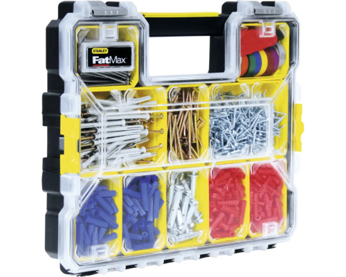 Stanley FatMax assortimentsdoos met schroeven, pluggen en sluitringen
