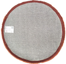 Rond vloerkleed met ingebonden rand