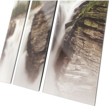 Meerdelige wanddecoratie met watervalmotieven voor interieur