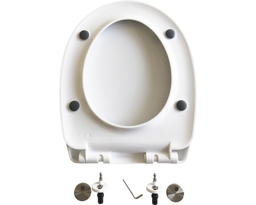 Toiletbril met bevestigingsmateriaal