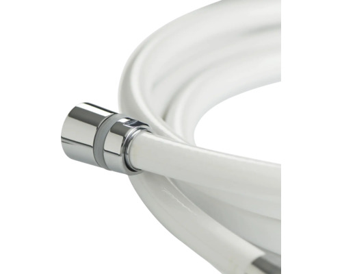 Doucheslang van kunststof met chromen beslag