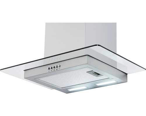 Afzuigkap met glazen plank en verlichting