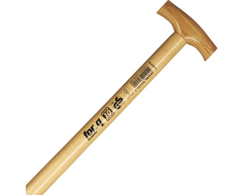 Houten steel met T-greep voor tuingereedschap