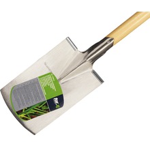 Tuinspade met houten handvat