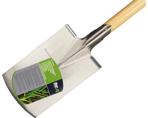 Tuinspade met houten handvat