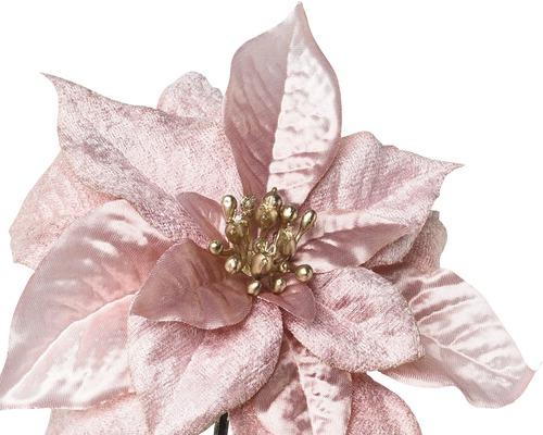 Decoratieve Poinsettia kunstbloem