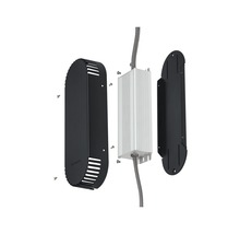 Voedingseenheid met afdekking en schroeven