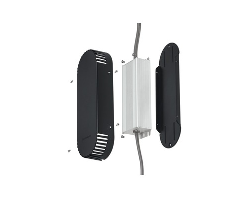 Voedingseenheid met afdekking en schroeven