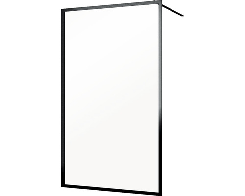 Douchescherm met zwart frame