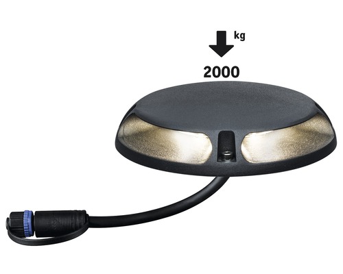 Grondinbouwspot met een belastbaarheid tot 2000 kilogram