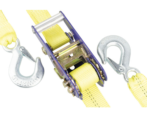 Spanband met ratel en haken