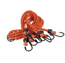 Oranje spanbanden met haken voor ladingzekering