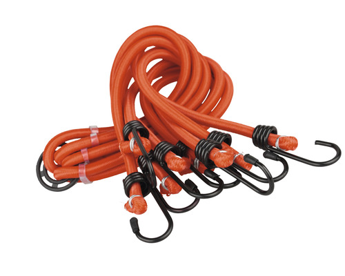 Oranje spanbanden met haken voor ladingzekering