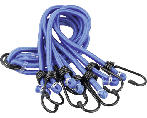 Bos blauwe spanbanden met haken