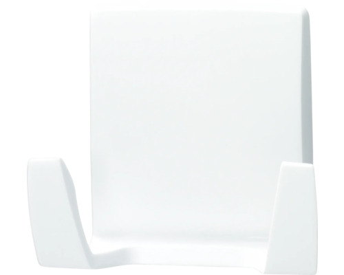 Witte enkele haak voor wandmontage