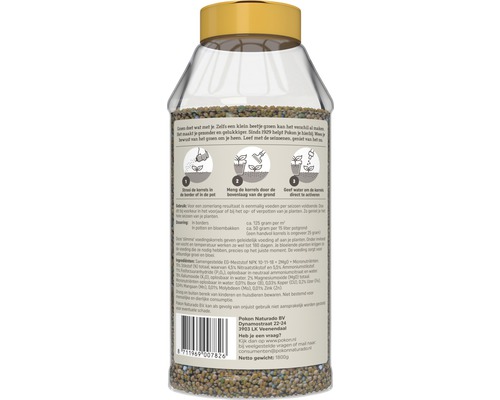 Pokon Naturado plantenvoeding in transparante verpakking