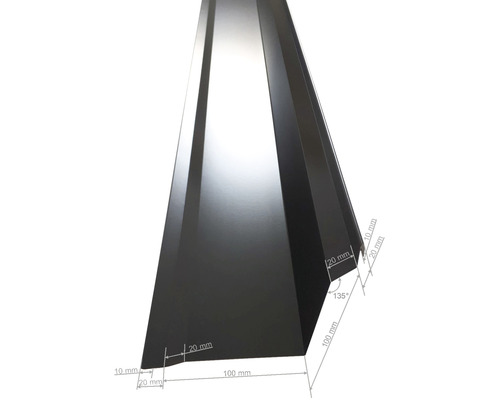 Trapeziumplaat met afmetingen