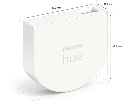 Philips Hue Dimmer Schakelaar productafmetingen