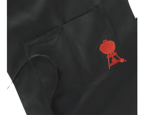 Barbecueschort met geborduurd barbecue motief