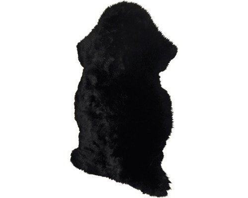Schapenvacht zwart 90x60 cm-0