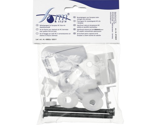 Bevestigingsset voor toiletzittingen