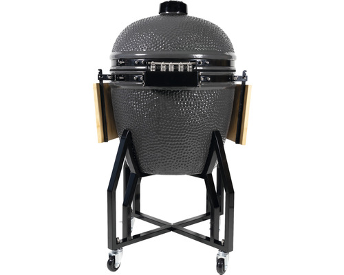 Keramische barbecue op wielen met bijzettafels