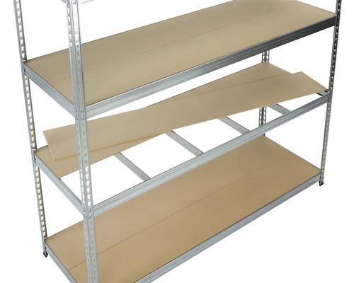 Metalen stellingkast met schappen