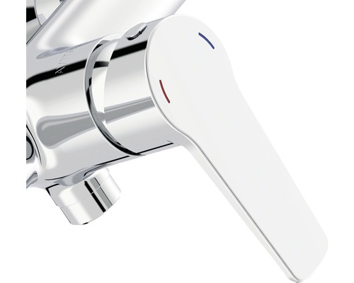 Kraan met hendel voor watermenging