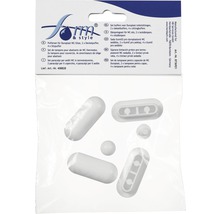 Set buffers voor Duroplast toiletten, twee dekselbuffers, vier zittingbuffers