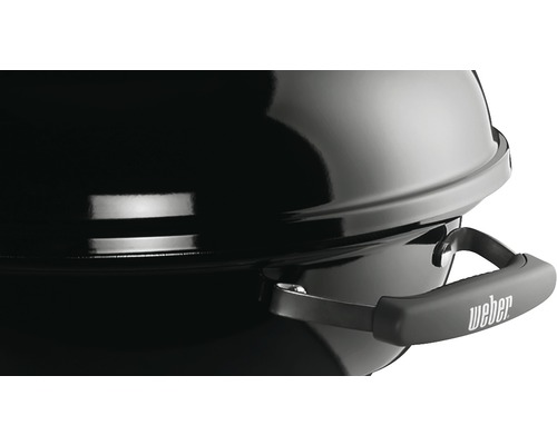 Weber kogelbarbecue detailopname met handgreep