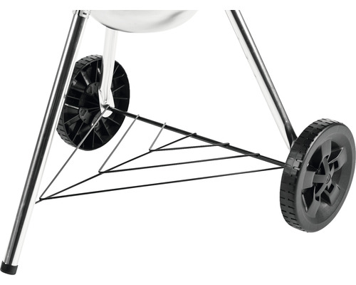 Gedetailleerde opname van grillwielen en frame