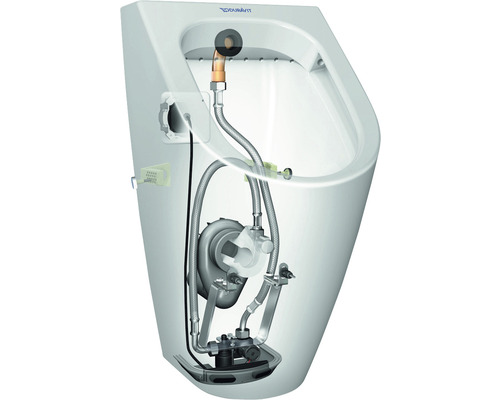 Duravit urinoir met interne installatie