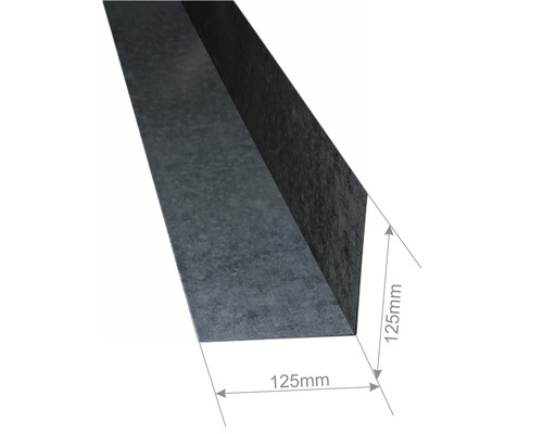 Verbindingsplaat 80x80 zwart - 4 gaten