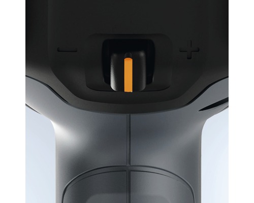 Detailopname van de schakelaar voor het instellen van het draaimoment op een schroevendraaier