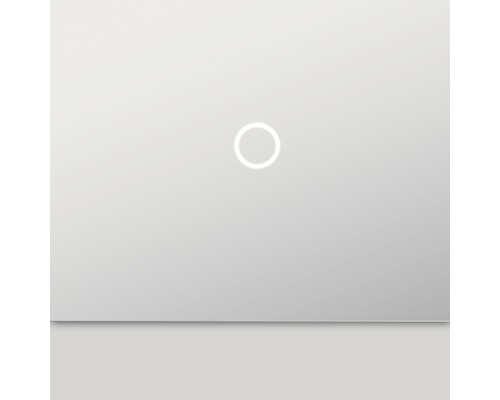 Rechthoekige spiegel met ledverlichting