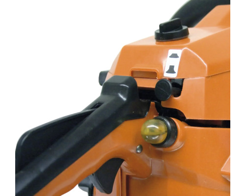 Detailopname van een kettingzaag