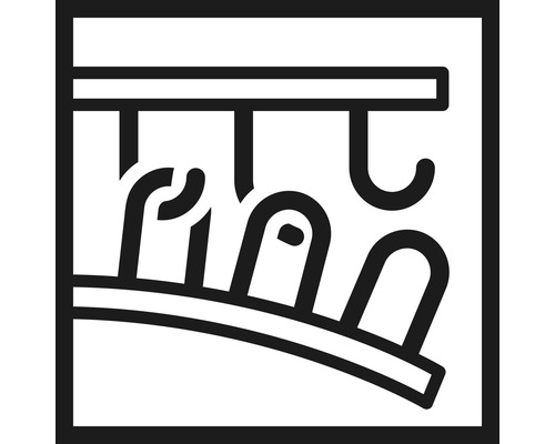 Symbool voor hangende opslag