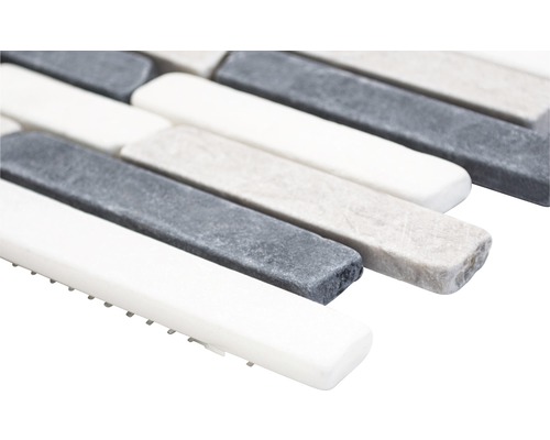 Mozaïektegel van natuursteen, rechthoekige vorm